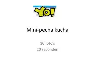 mini pecha kucha