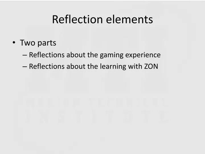 reflection elements
