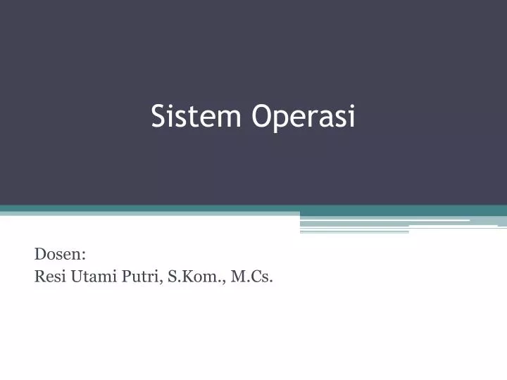 sistem operasi