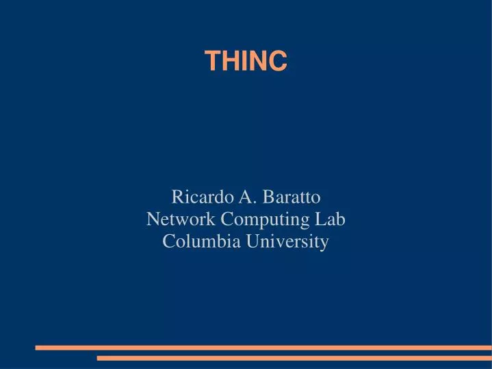 ricardo a baratto network computing lab columbia university