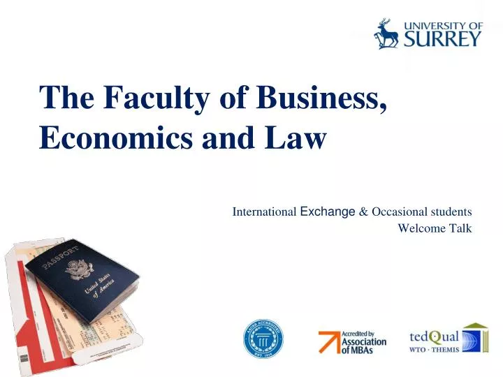 the faculty of business economics and law