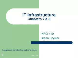IT Infrastructure Chapters 7 &amp; 8