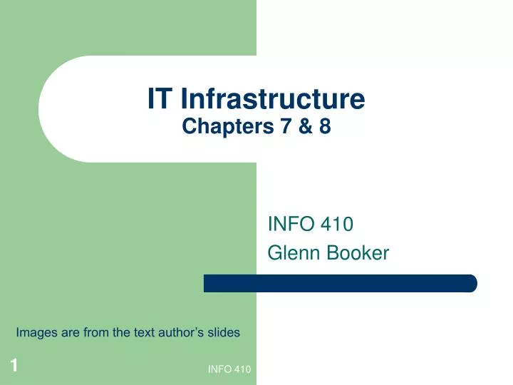 it infrastructure chapters 7 8