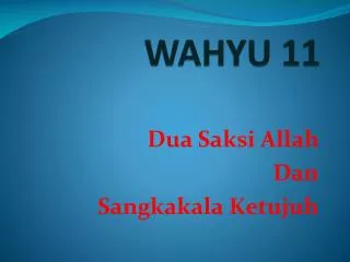 wahyu 11