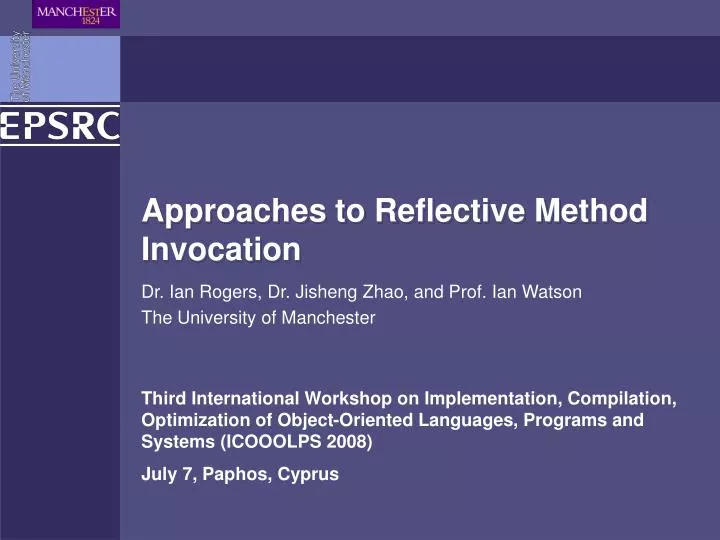 approaches to reflective method invocation