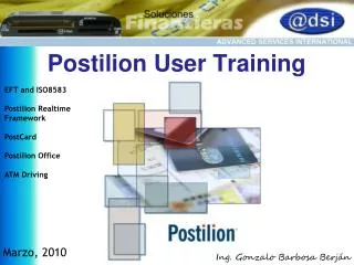 postilion user training