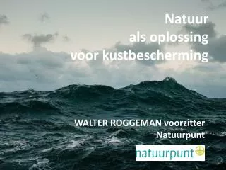 natuur als oplossing voor kustbescherming