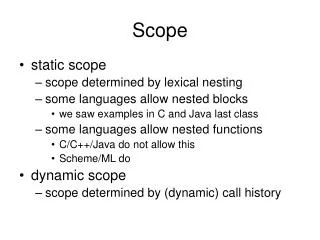 scope