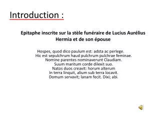 introduction