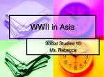 WWII in Asia - slide 1