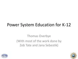 Power System Education for K-12