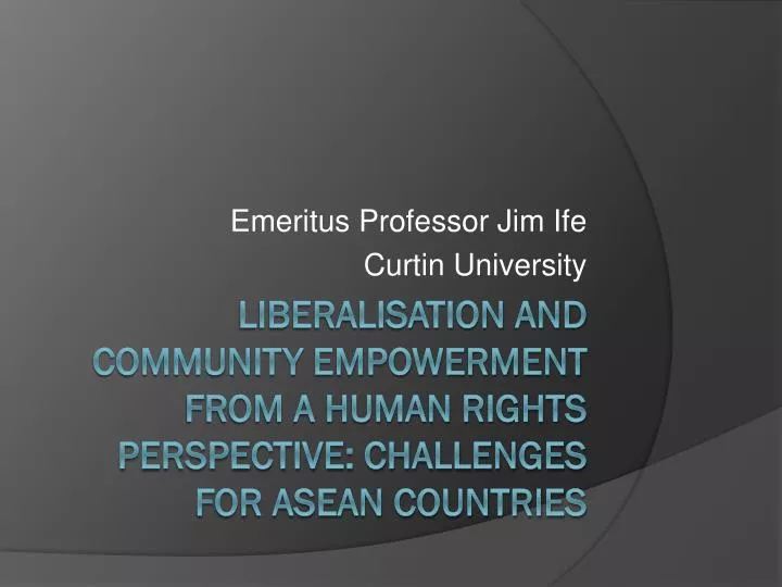 emeritus professor jim ife curtin university