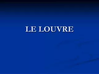 le louvre