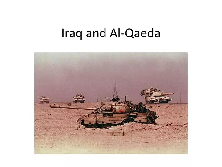 iraq and al qaeda