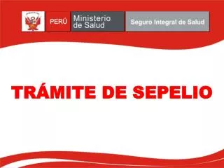 tr mite de sepelio