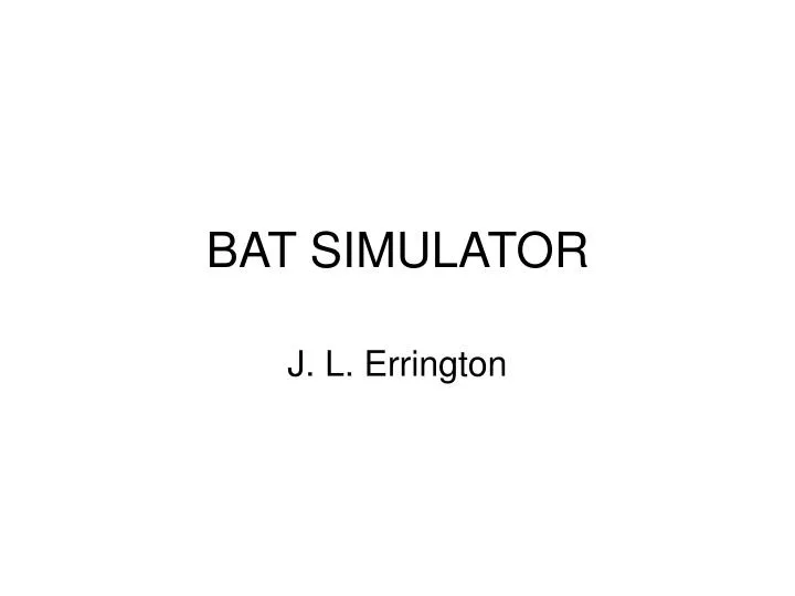 bat simulator