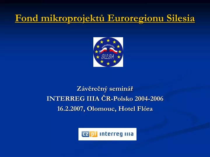 fond mikroprojekt euroregionu silesia
