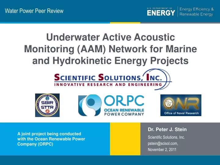 water power peer review