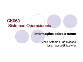 ck069 sistemas operacionais