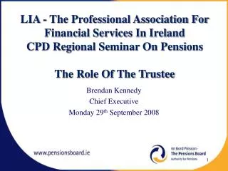 LIA - The Professional Association For Financial Services In Ireland
