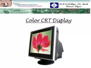 Color CRT Display
