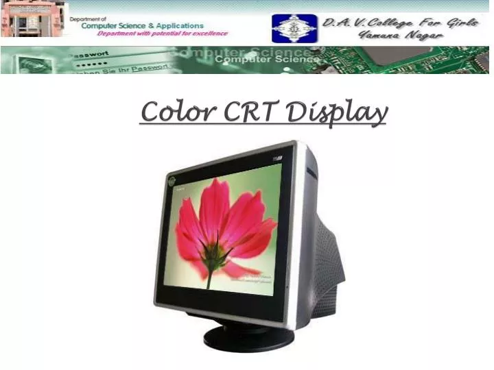 color crt display