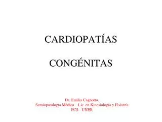 cardiopat as cong nitas