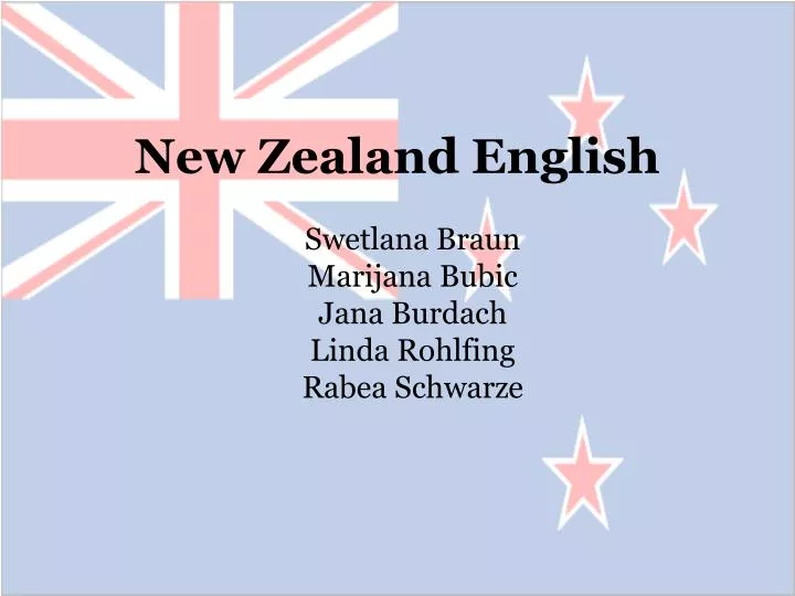 new zealand english