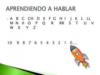 aprendiendo a hablar