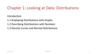 Chapter 1: Looking at Data: Distributions