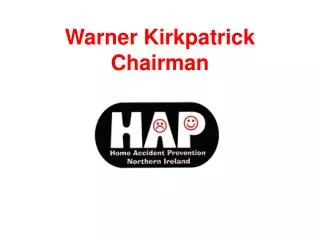 Warner Kirkpatrick Chairman