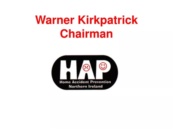 warner kirkpatrick chairman