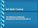 Soft Skills Training - slide 1