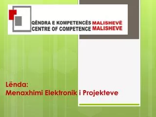 l nda menaxhimi elektronik i projekteve