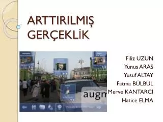 arttirilmi ger ekl k