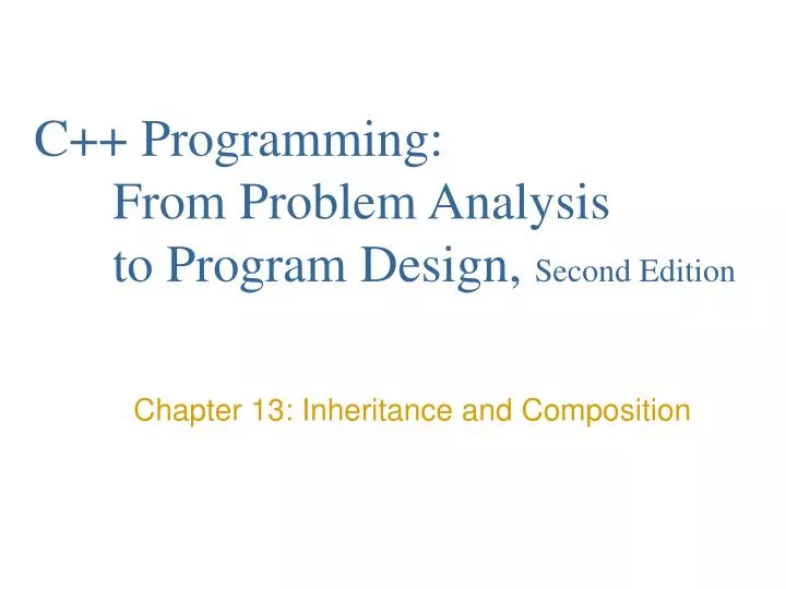 c programming from problem analysis to program design second edition