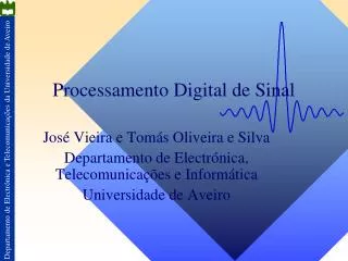processamento digital de sinal