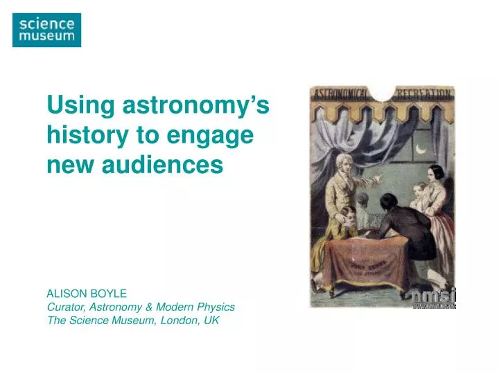 using astronomy s history to engage new audiences