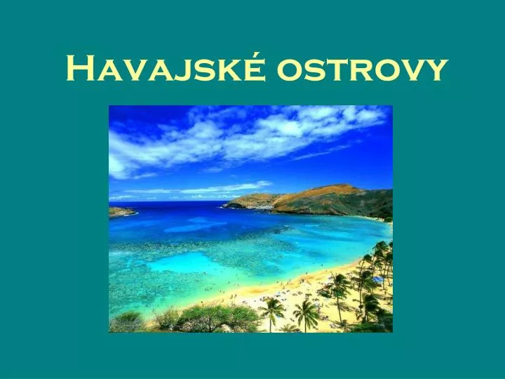 havajsk ostrovy