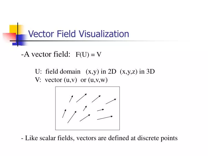 vector field visualization