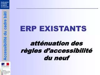att nuation des r gles d accessibilit du neuf