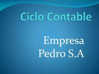ciclo contable