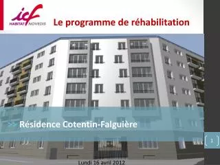 Le programme de réhabilitation