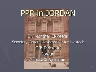 PPR in JORDAN