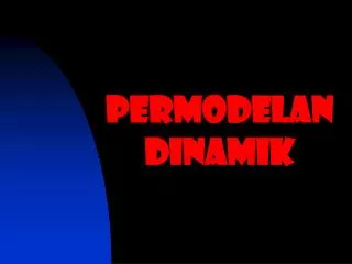 permodelan dinamik