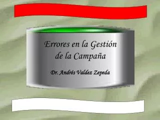 errores en la gesti n de la campa a