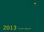 Fourth Quarter - slide 1