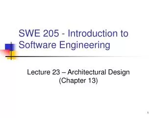swe 205 introduction to software engineering