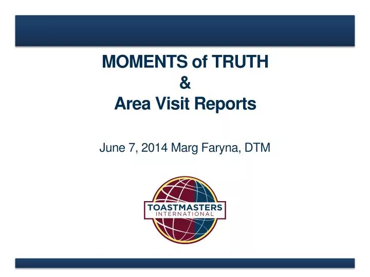 moments of truth area visit reports
