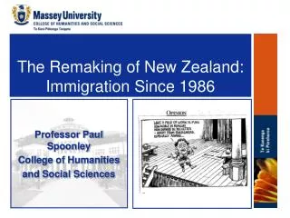 The Remaking of New Zealand: Immigration Since 1986